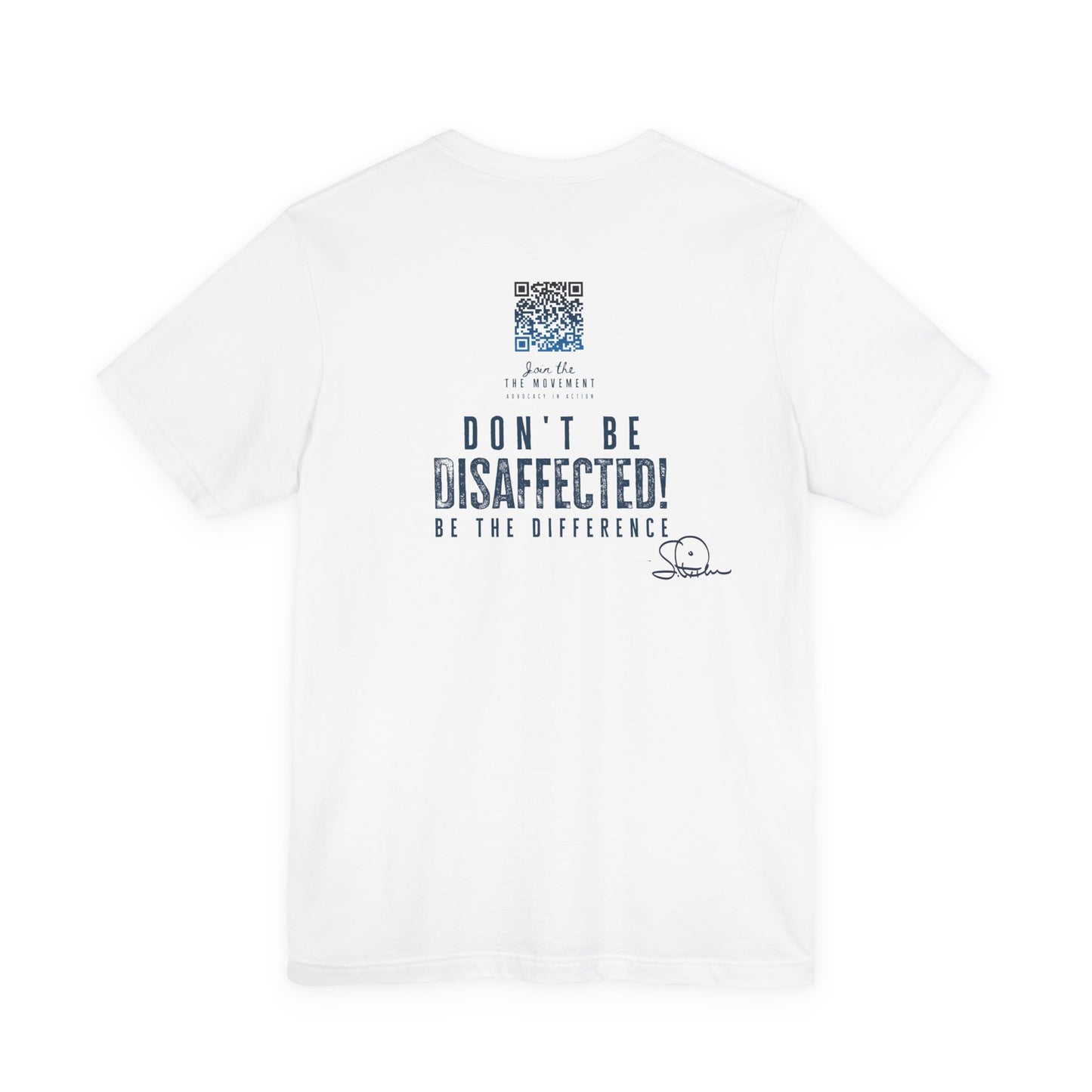 Advocate in Action: Make Election Day a Holiday Tee (Blue on White)