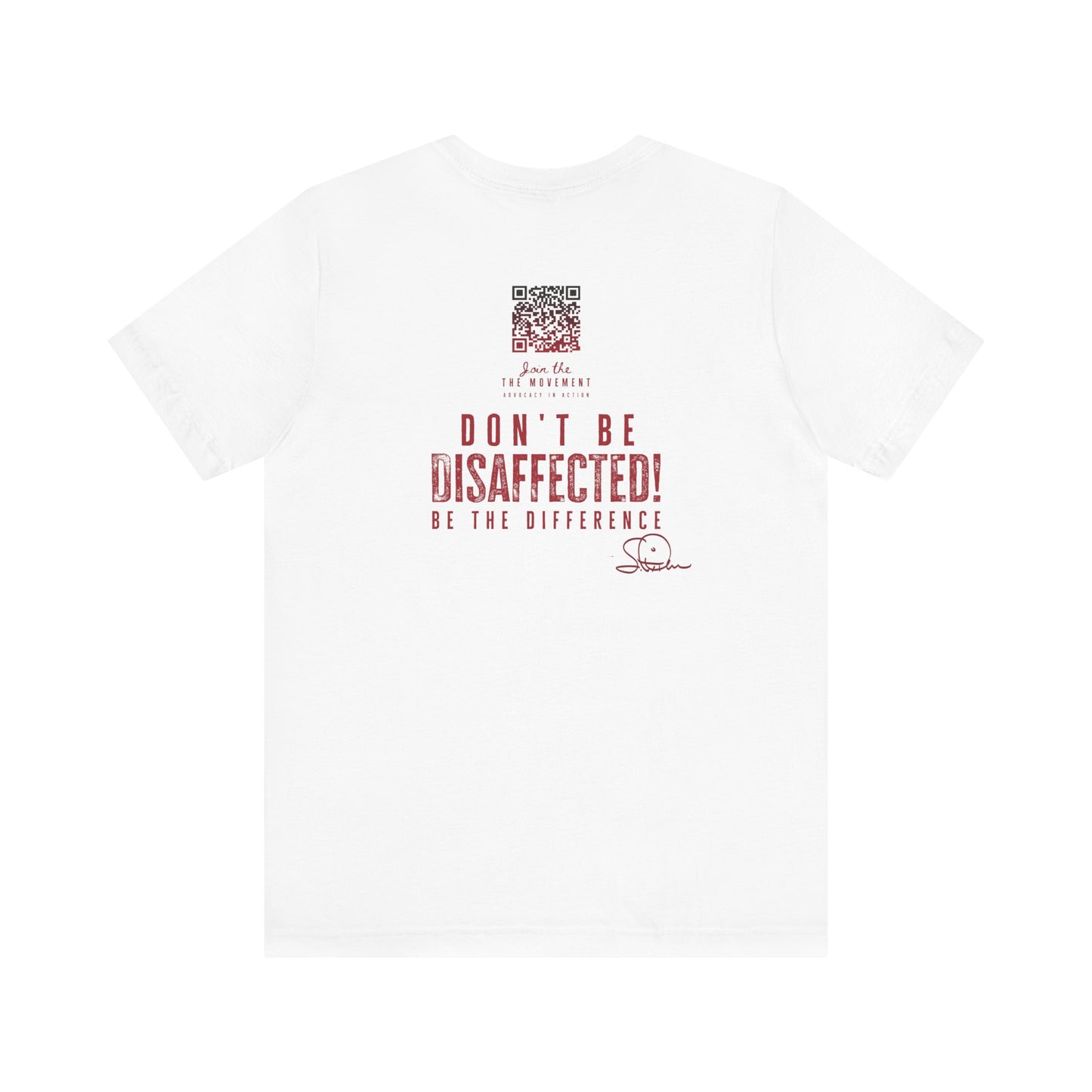 Disaffected! Statement Tee - (Red on White)