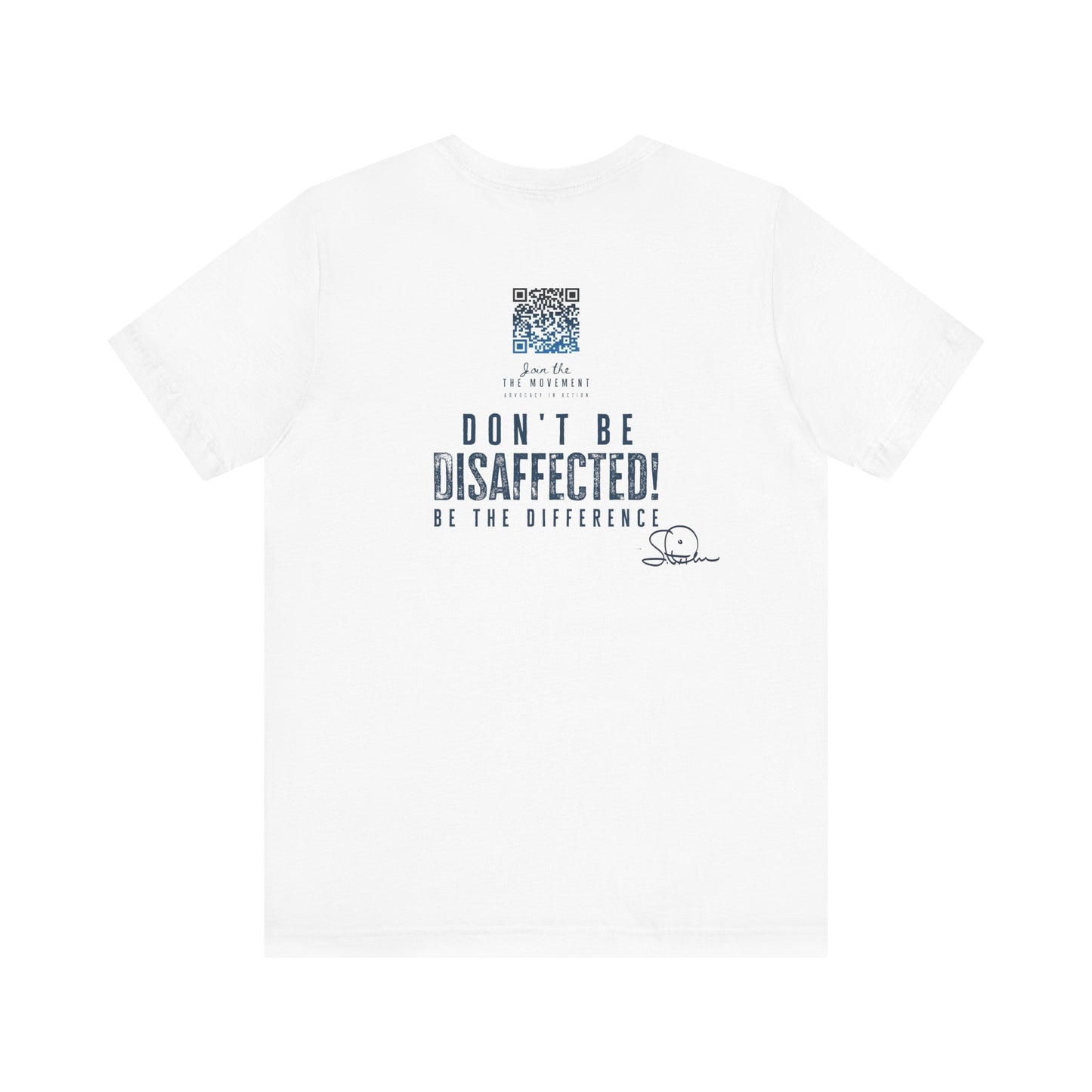 Advocate in Action: Make Election Day a Holiday Tee (Blue on White)