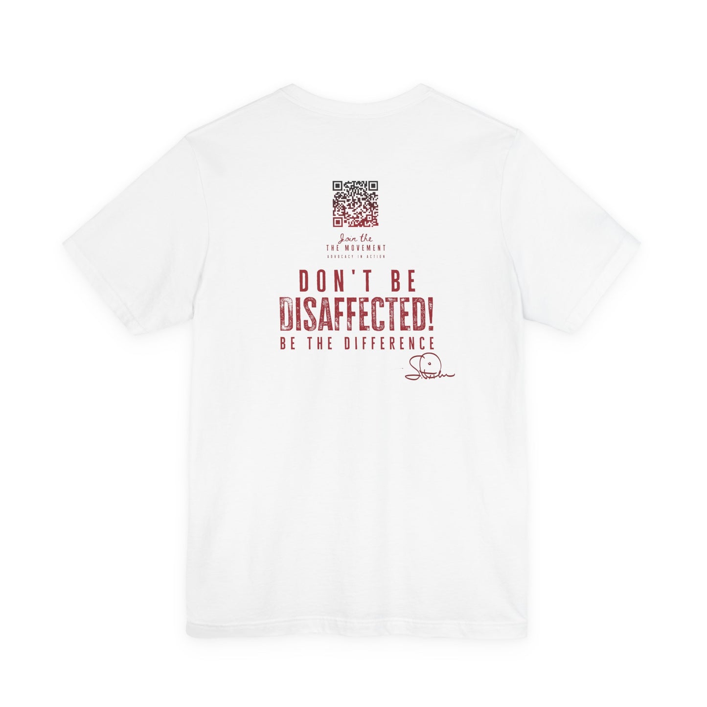 Disaffected! Statement Tee - (Red on White)
