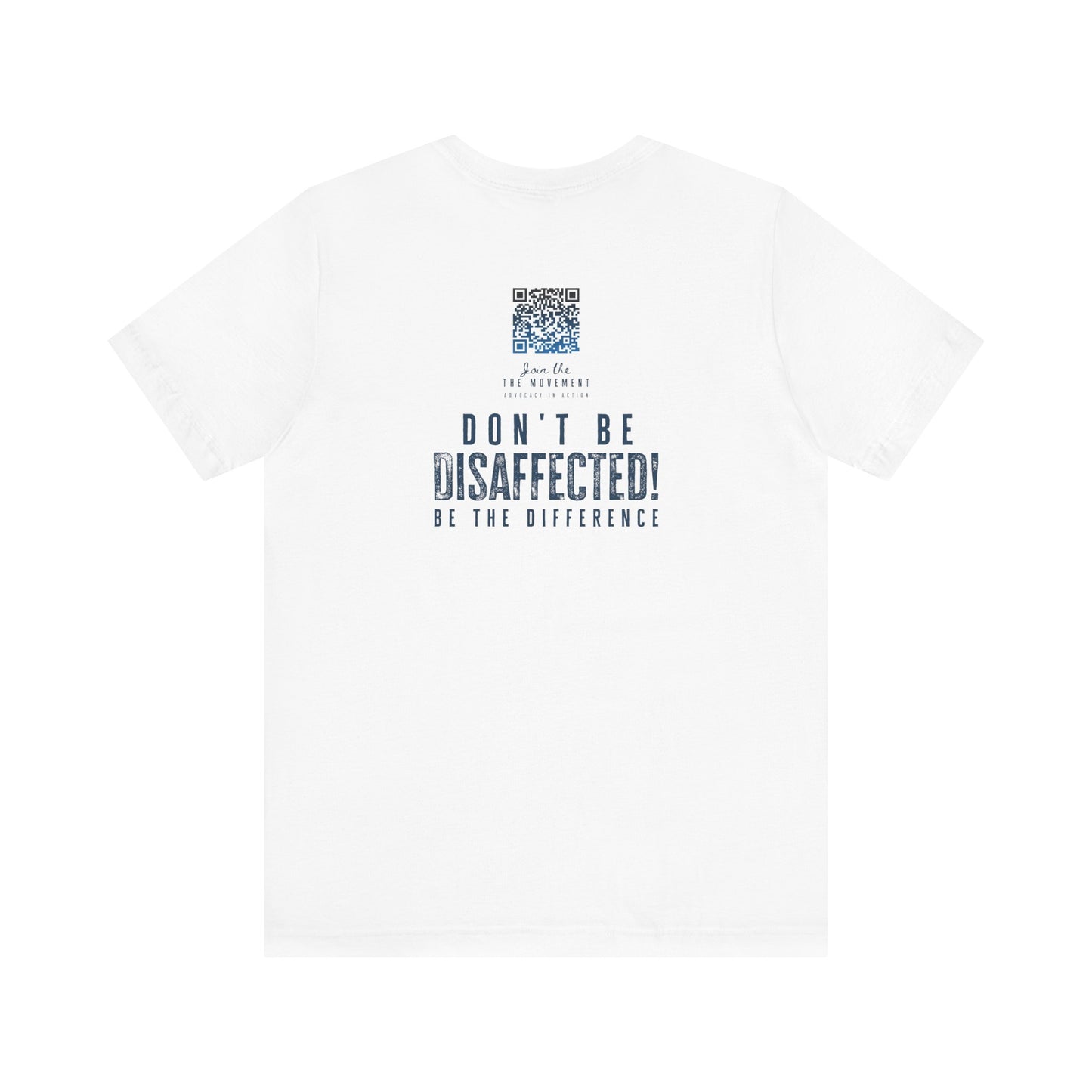 Disaffected! Statement Tee - (Blue on White)