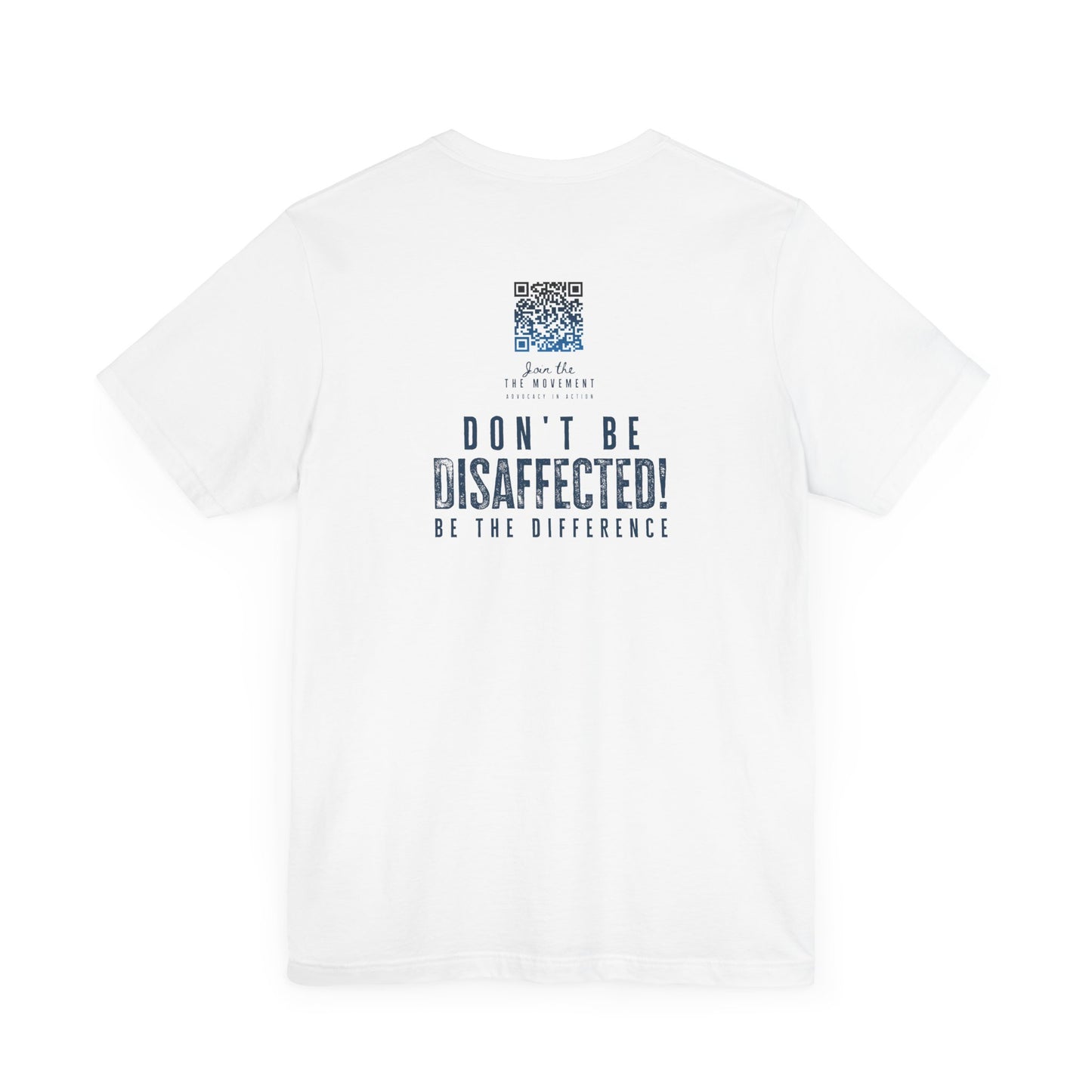 Disaffected! Statement Tee - (Blue on White)